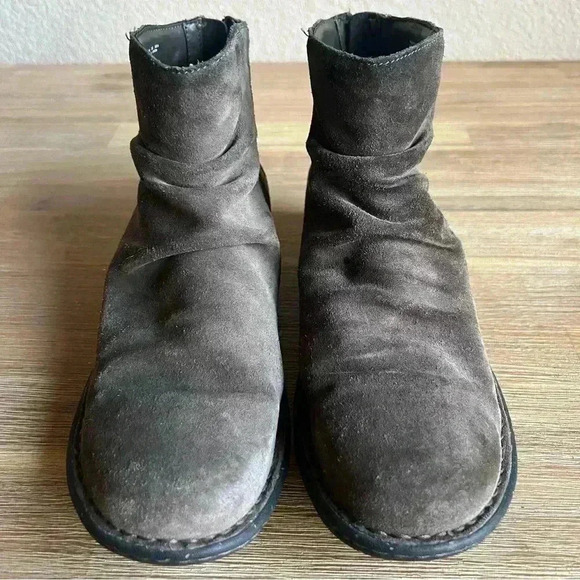 Clarks Ankle Boot Artisan Brown Suede Slouch Comfort Fashion Shoes Womens Sz 9.5 - Picture 8 of 13